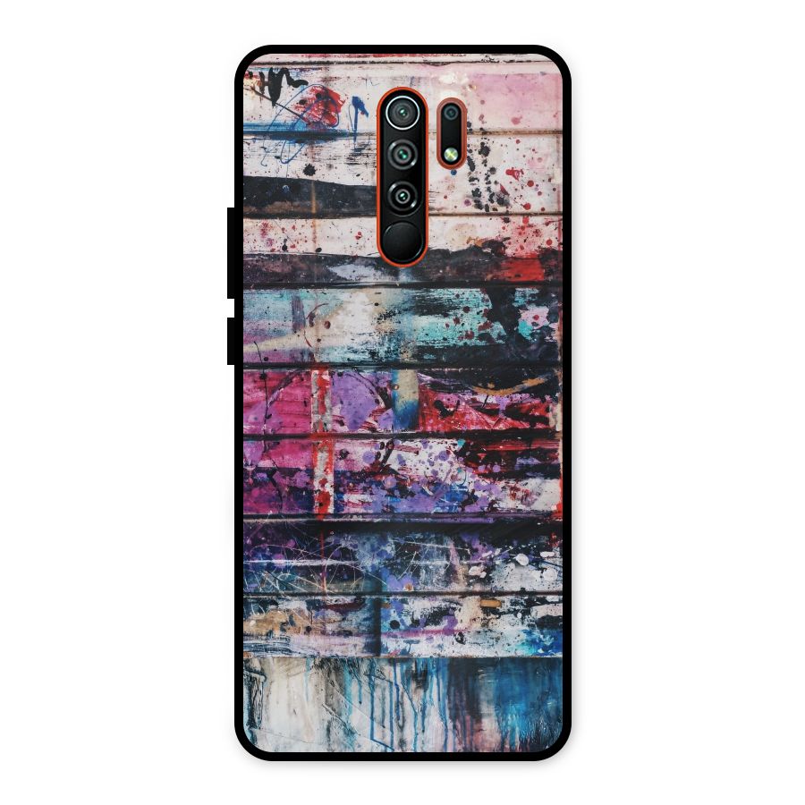 Classic Art Splash Metal Back Case for Redmi 9 Prime