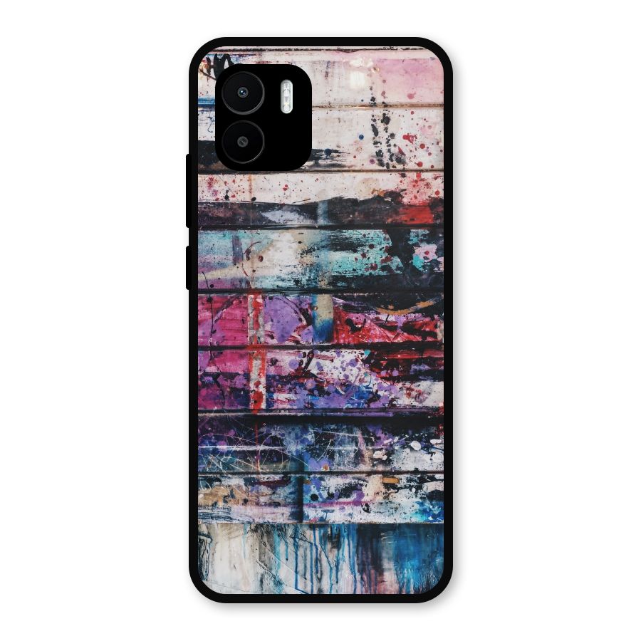 Classic Art Splash Metal Back Case for Redmi A2