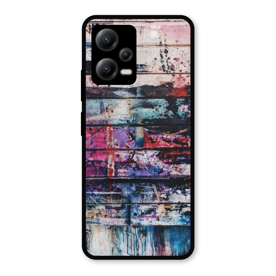 Classic Art Splash Metal Back Case for Redmi Note 12 5G