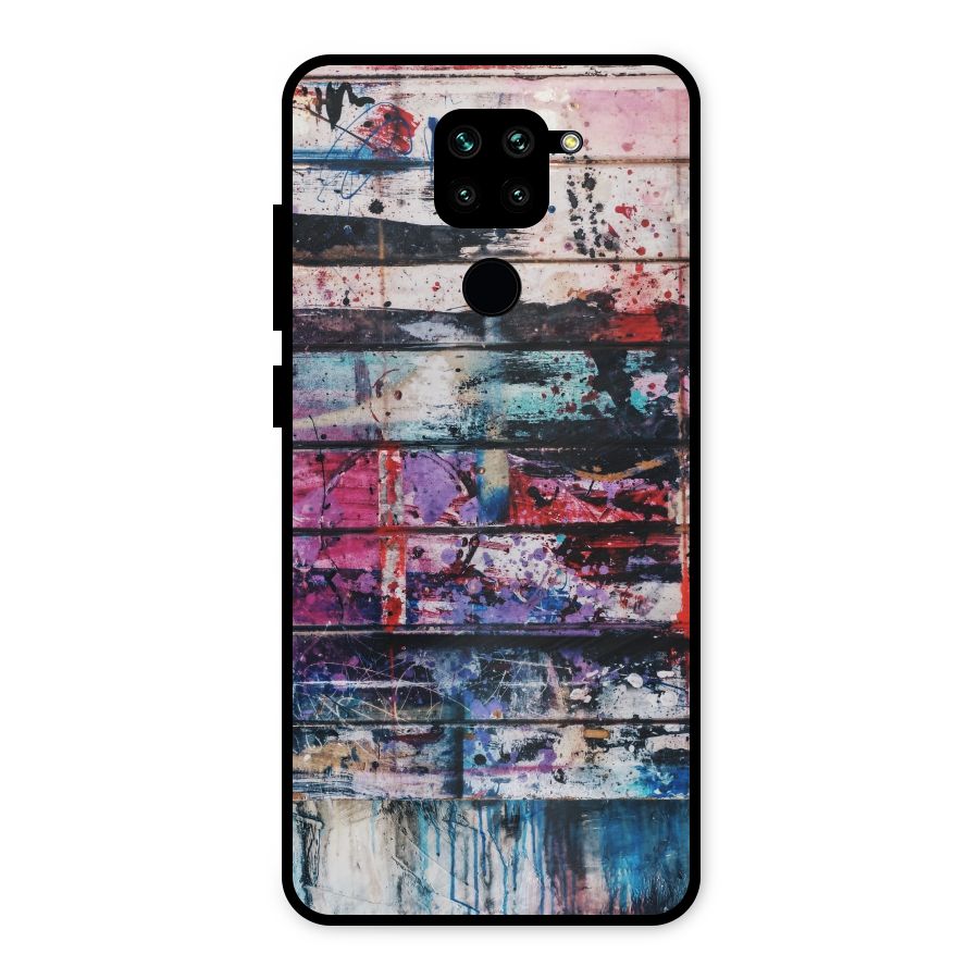 Classic Art Splash Metal Back Case for Redmi Note 9