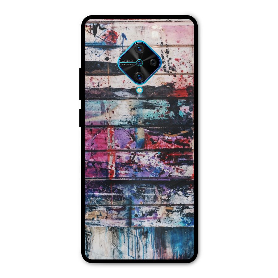 Classic Art Splash Metal Back Case for Vivo S1 Pro