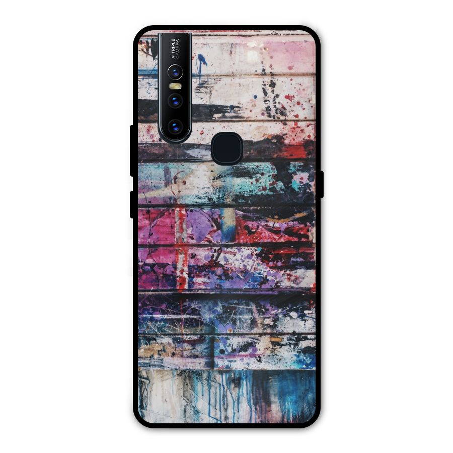 Classic Art Splash Metal Back Case for Vivo V15