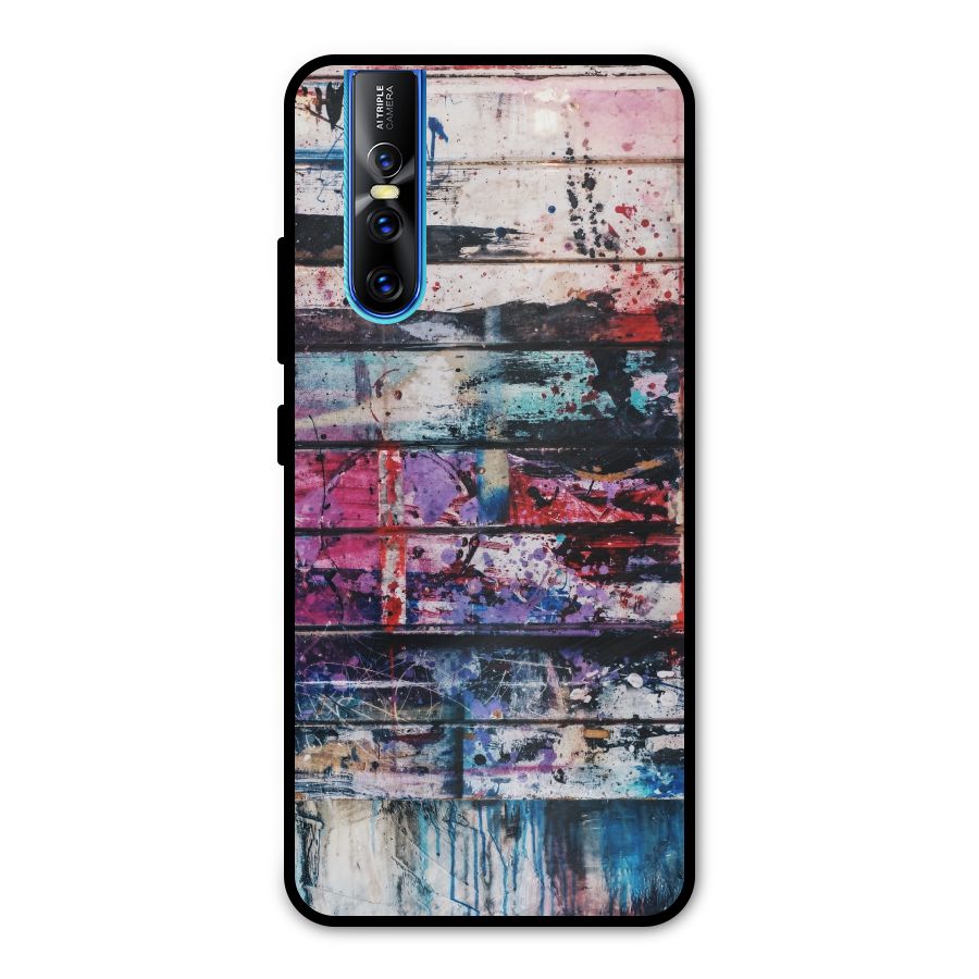 Classic Art Splash Metal Back Case for Vivo V15 Pro