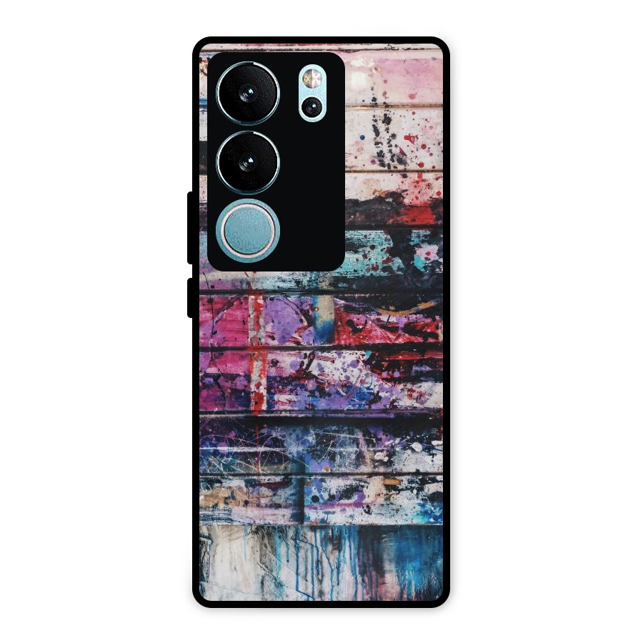Classic Art Splash Metal Back Case for Vivo V29