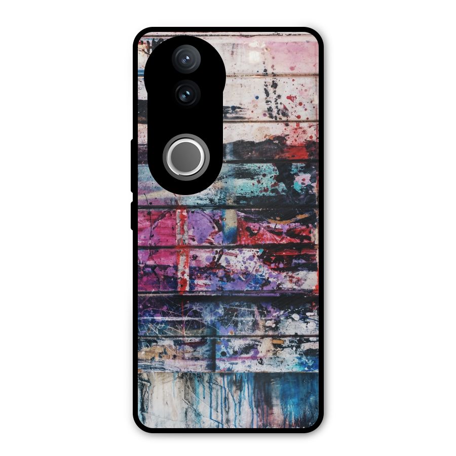 Classic Art Splash Metal Back Case for Vivo V50