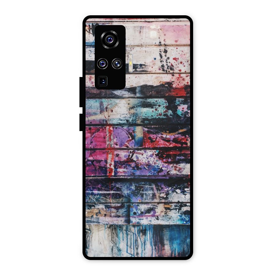 Classic Art Splash Metal Back Case for Vivo X50 Pro