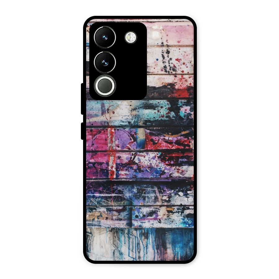 Classic Art Splash Metal Back Case for Vivo Y200