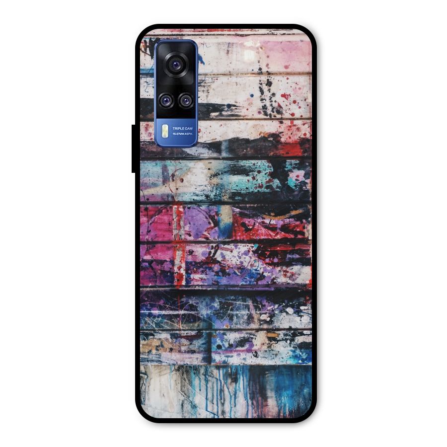 Classic Art Splash Metal Back Case for Vivo Y31
