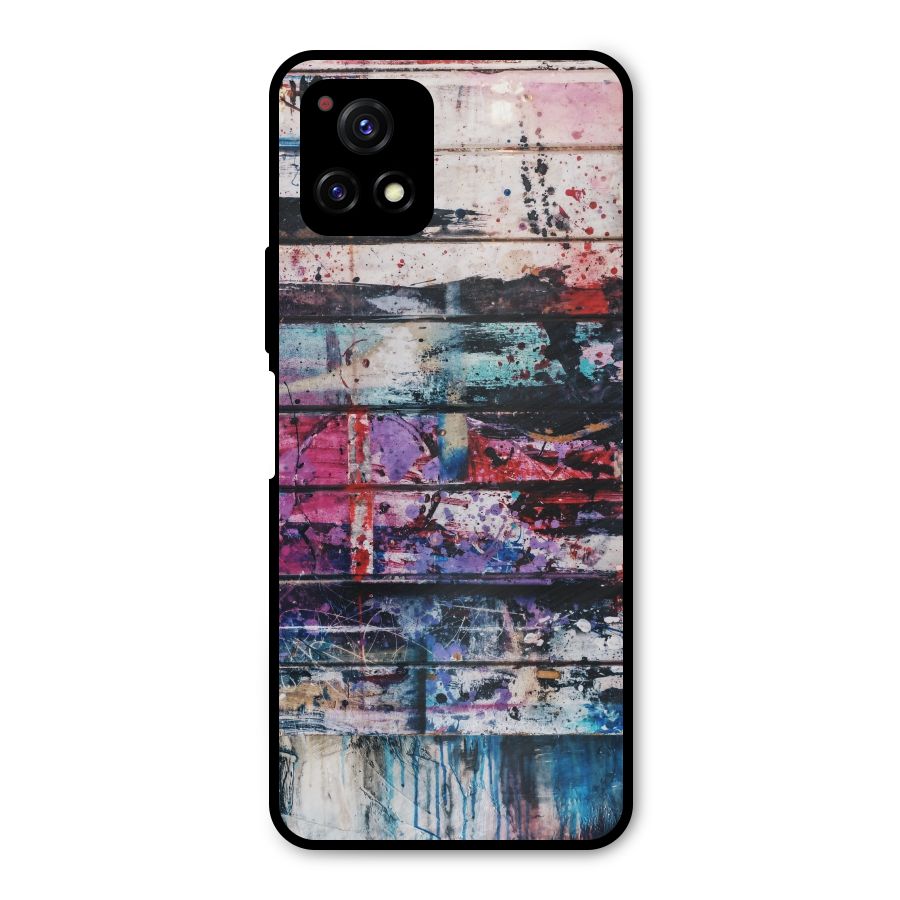 Classic Art Splash Metal Back Case for Vivo Y72 5G