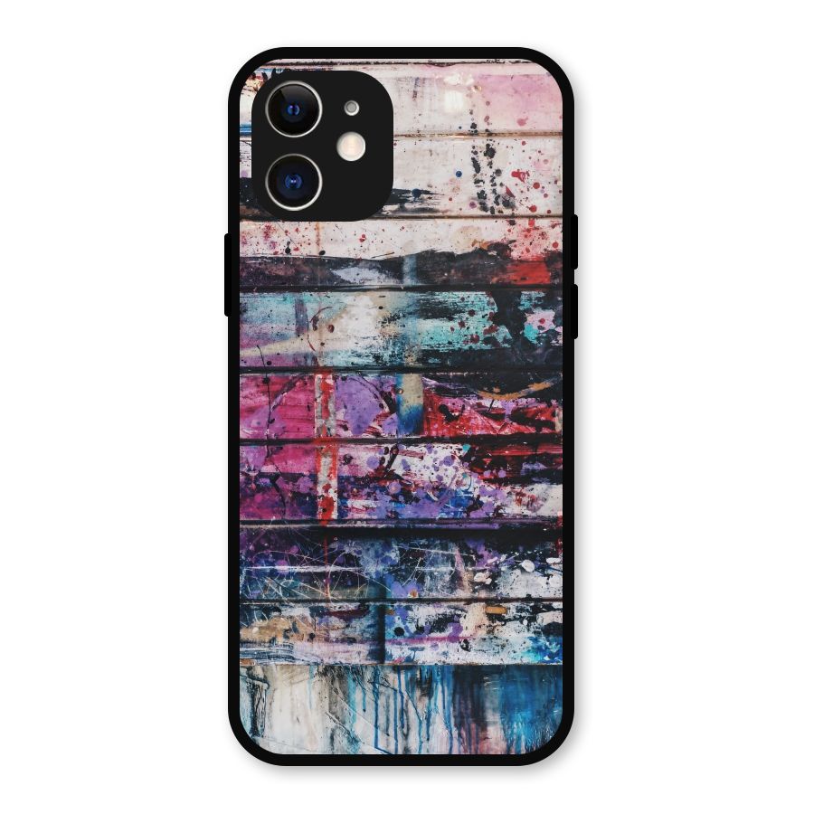 Classic Art Splash Metal Back Case for iPhone 12