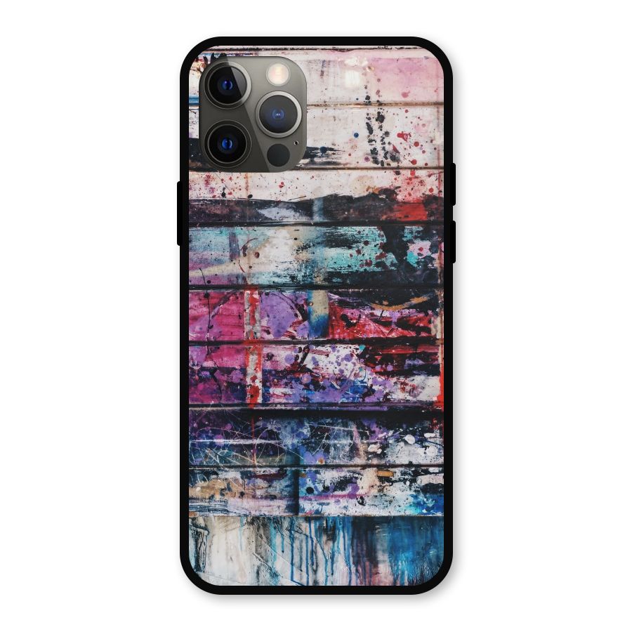 Classic Art Splash Metal Back Case for iPhone 12 Pro