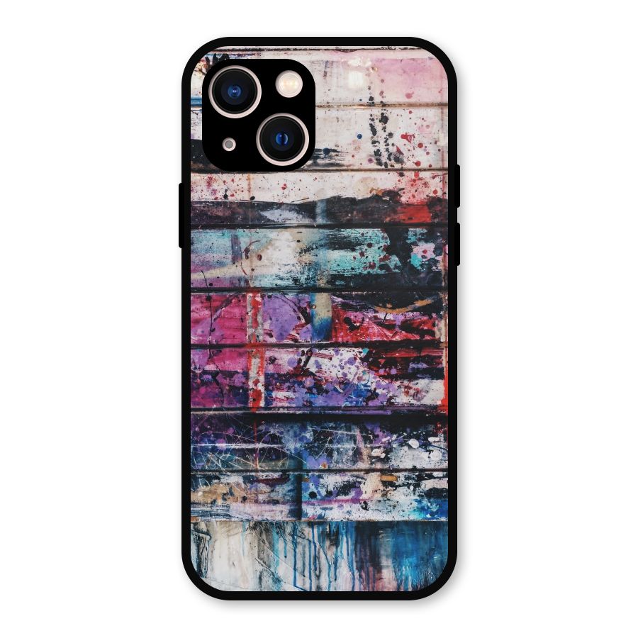Classic Art Splash Metal Back Case for iPhone 13