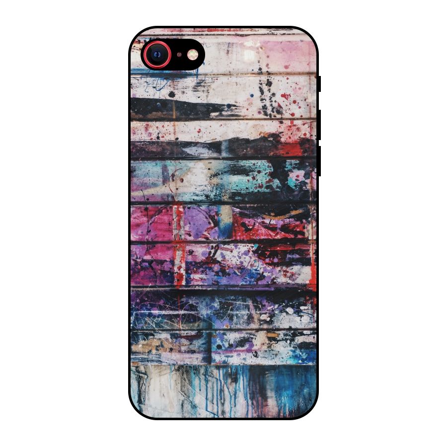 Classic Art Splash Metal Back Case for iPhone 7