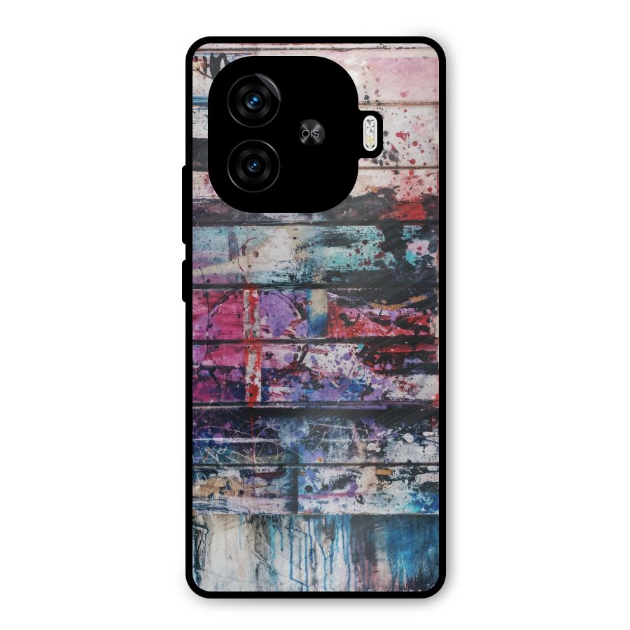 Classic Art Splash Metal Back Case for iQOO Neo 10R
