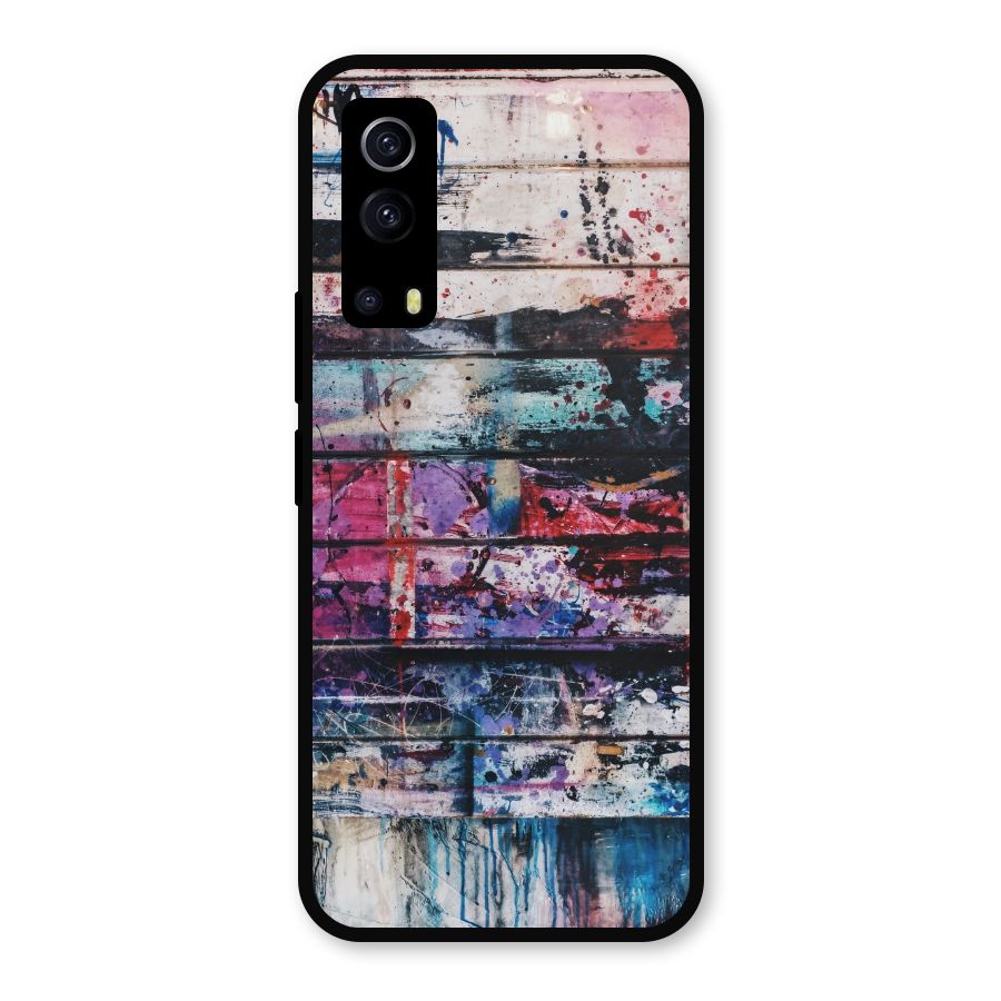 Classic Art Splash Metal Back Case for iQOO Z3