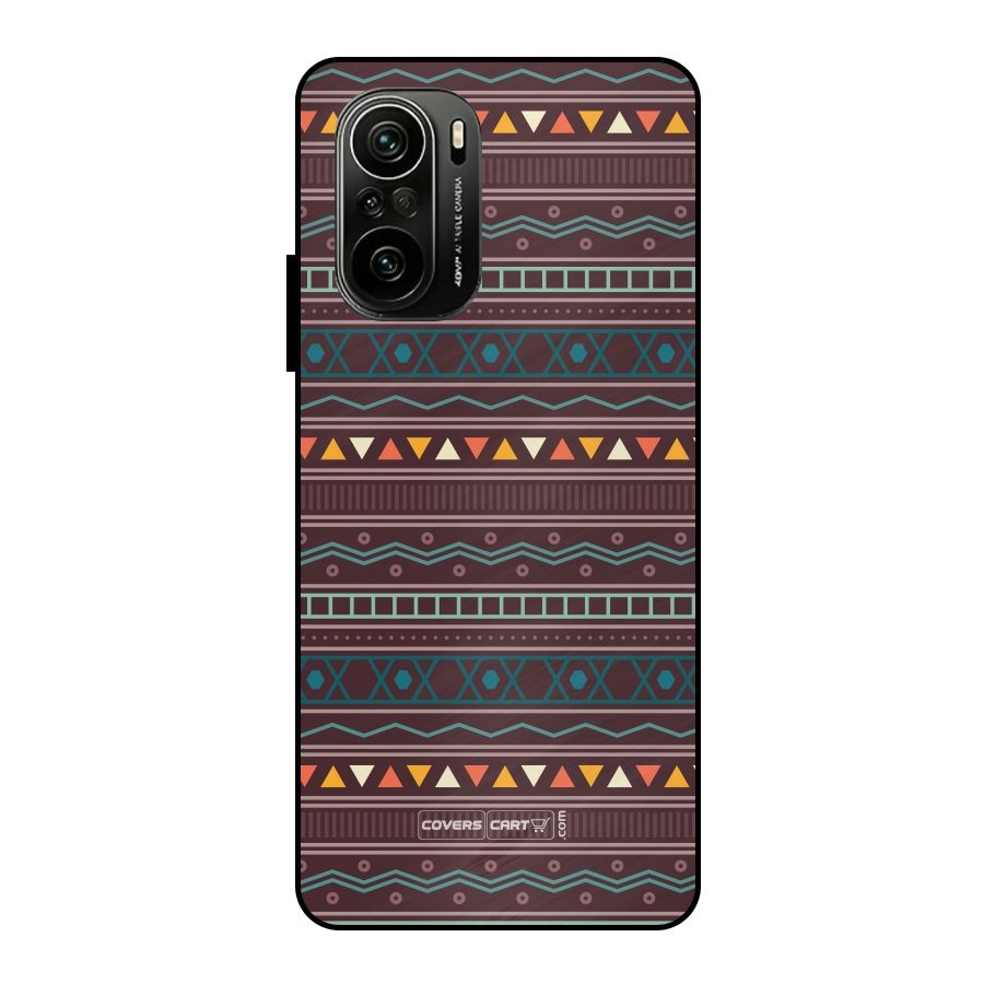 Classic Aztec Pattern Metal Back Case for Mi 11X Pro