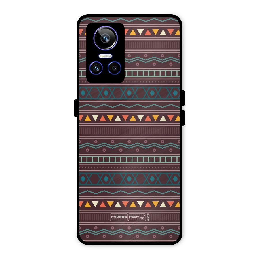 Classic Aztec Pattern Metal Back Case for Realme GT Neo 3