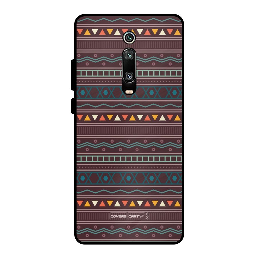 Classic Aztec Pattern Metal Back Case for Redmi K20
