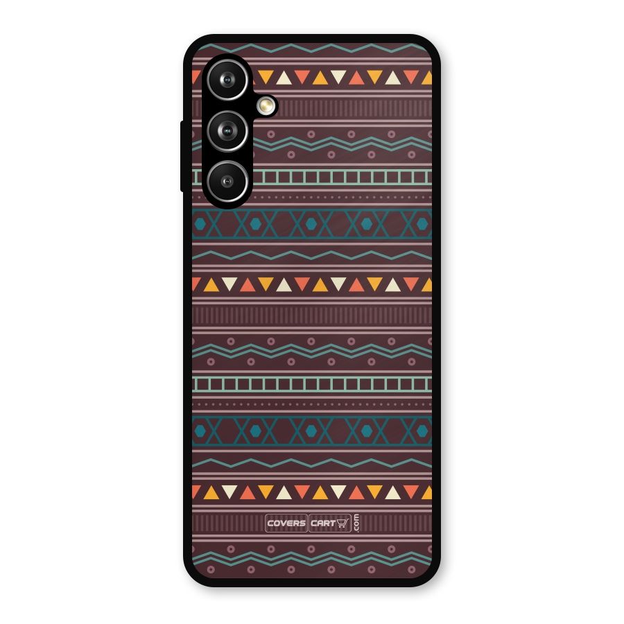 Classic Aztec Pattern Metal Back Case for Samsung Galaxy M54