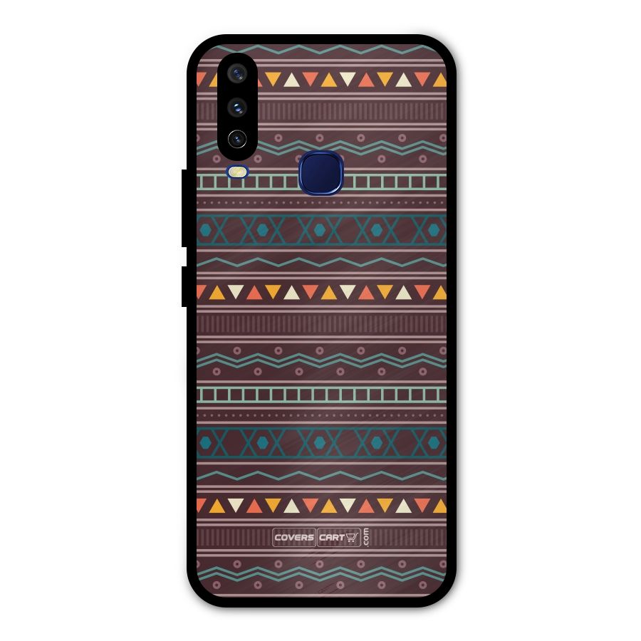Classic Aztec Pattern Metal Back Case for Vivo V17