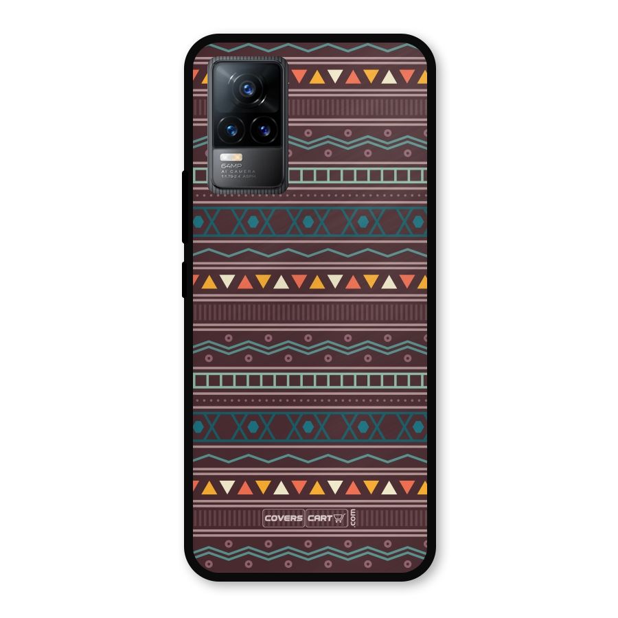 Classic Aztec Pattern Metal Back Case for Vivo Y73