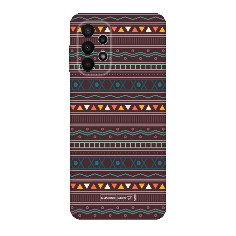 Classic Aztec Pattern Original Polycarbonate Back Case for Galaxy A23