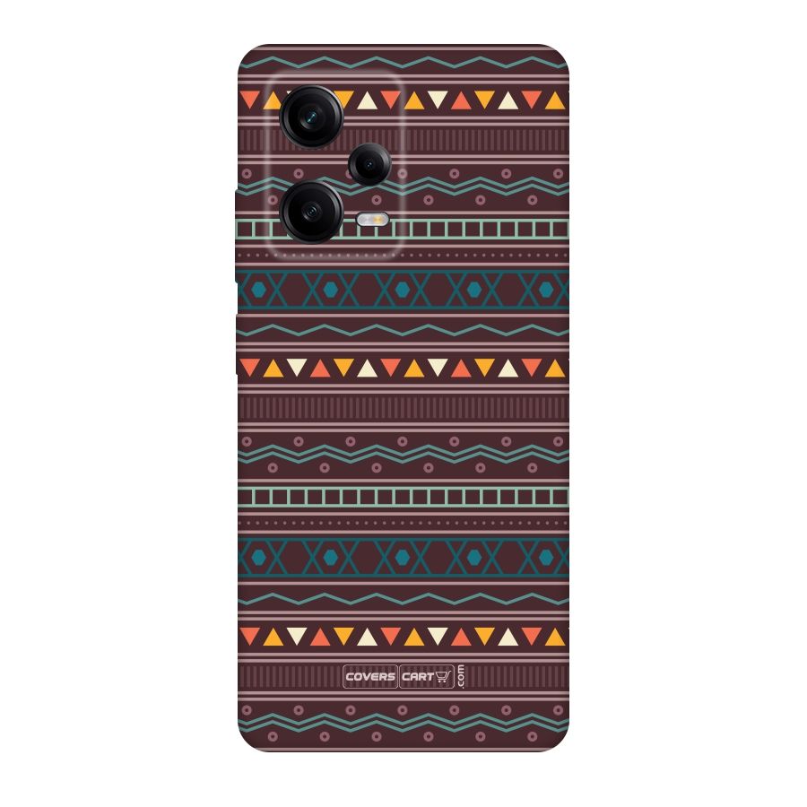 Classic Aztec Pattern Original Polycarbonate Back Case for Redmi Note 12 Pro
