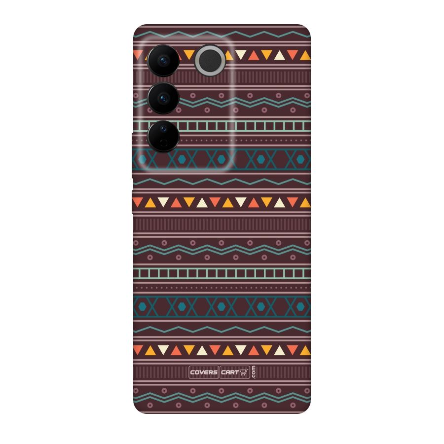 Classic Aztec Pattern Original Polycarbonate Back Case for Vivo V27