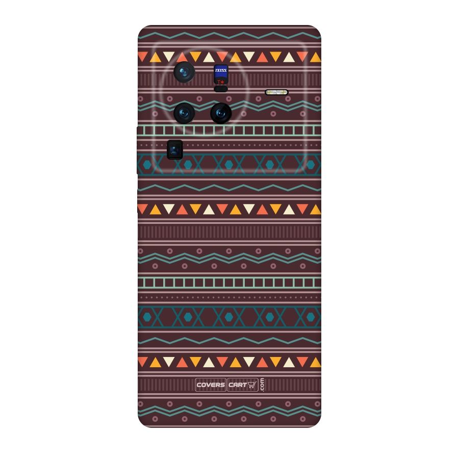 Classic Aztec Pattern Original Polycarbonate Back Case for Vivo X80