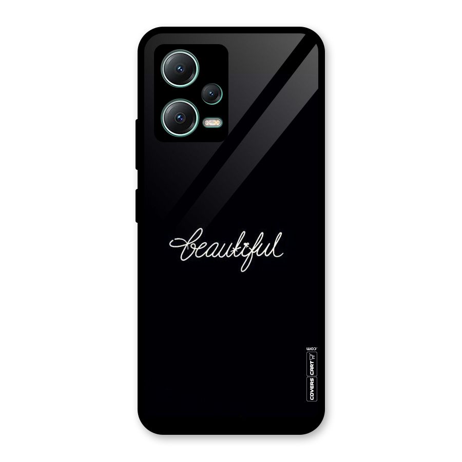 Classic Beautiful Glass Back Case for Poco X5