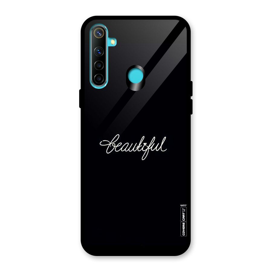 Classic Beautiful Glass Back Case for Realme 5i