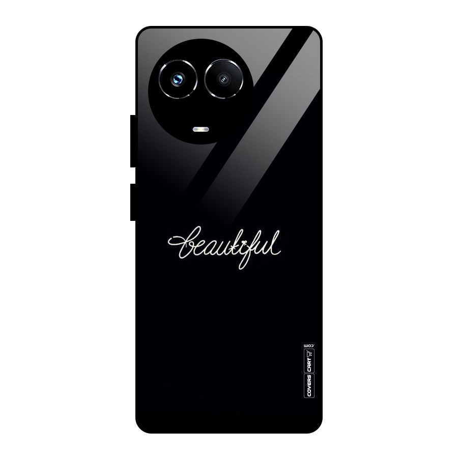 Classic Beautiful Glass Back Case for Realme Narzo 60X