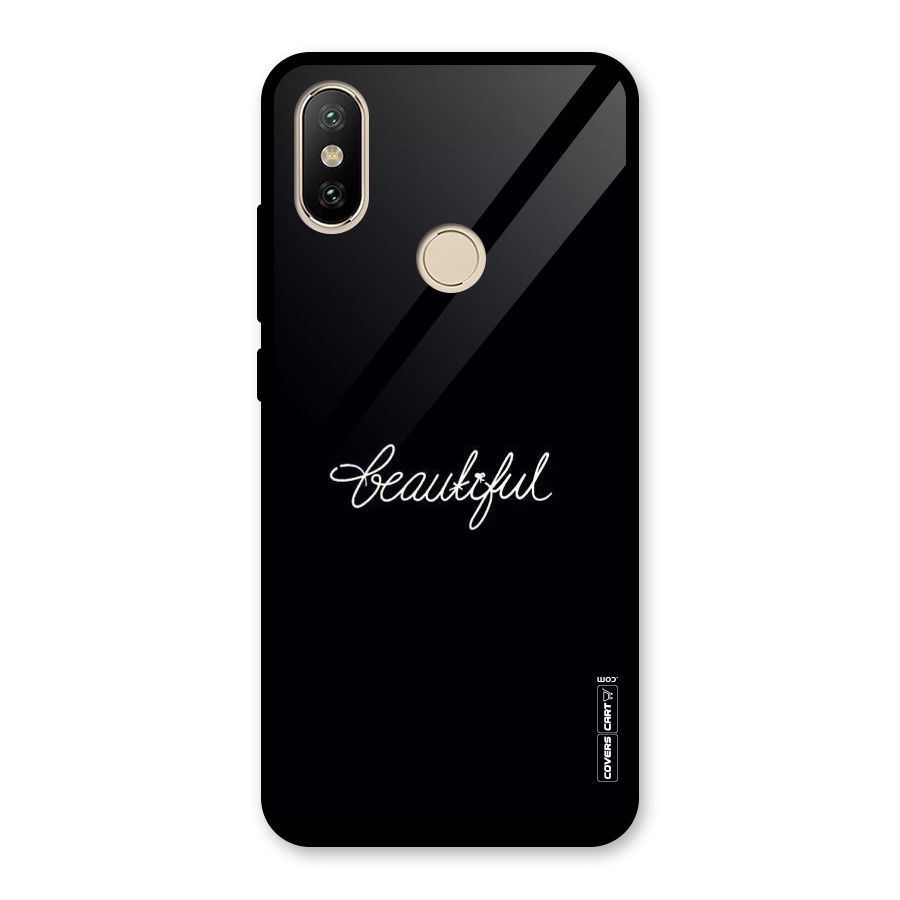 Classic Beautiful Glass Back Case for Redmi A2