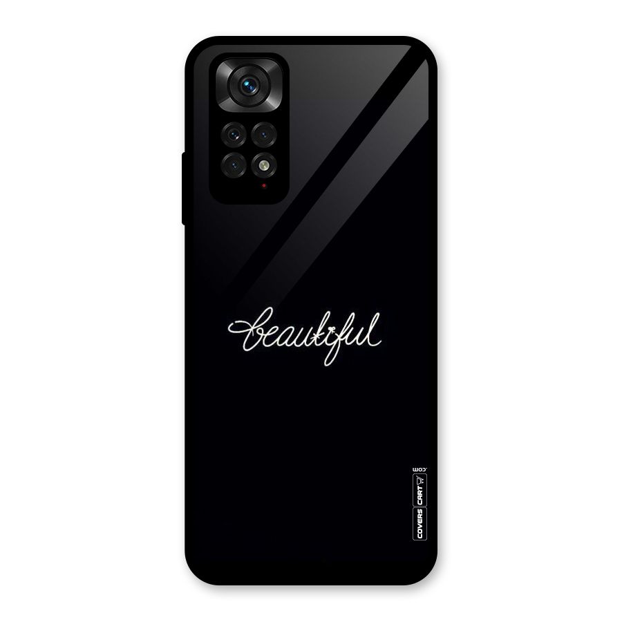 Classic Beautiful Glass Back Case for Redmi Note 11S