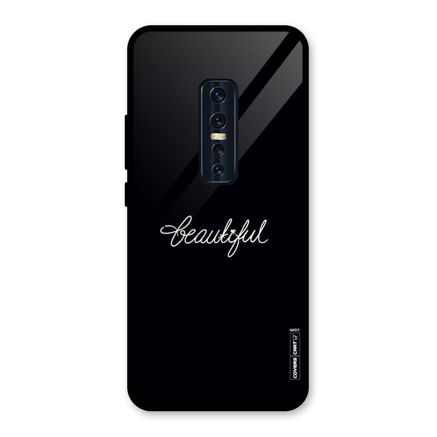 Classic Beautiful Glass Back Case for Vivo V17 Pro
