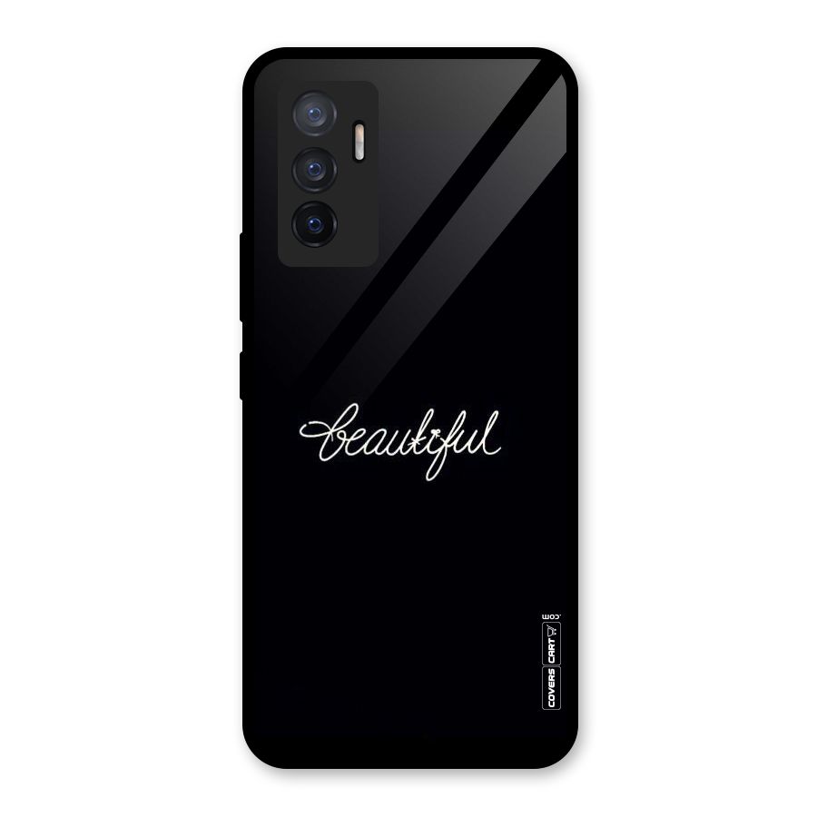 Classic Beautiful Glass Back Case for Vivo V23e