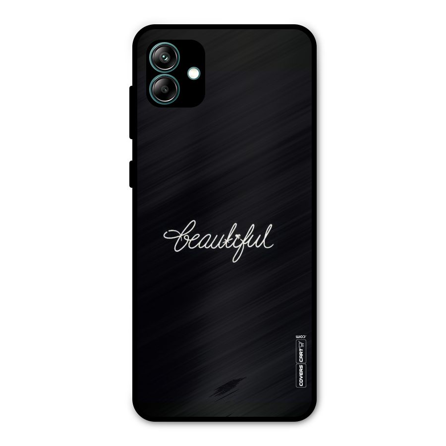Classic Beautiful Metal Back Case for Galaxy A04