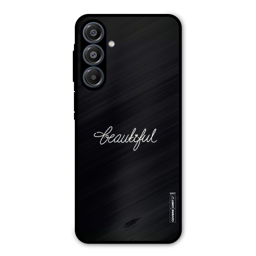 Classic Beautiful Metal Back Case for Galaxy A16 5G