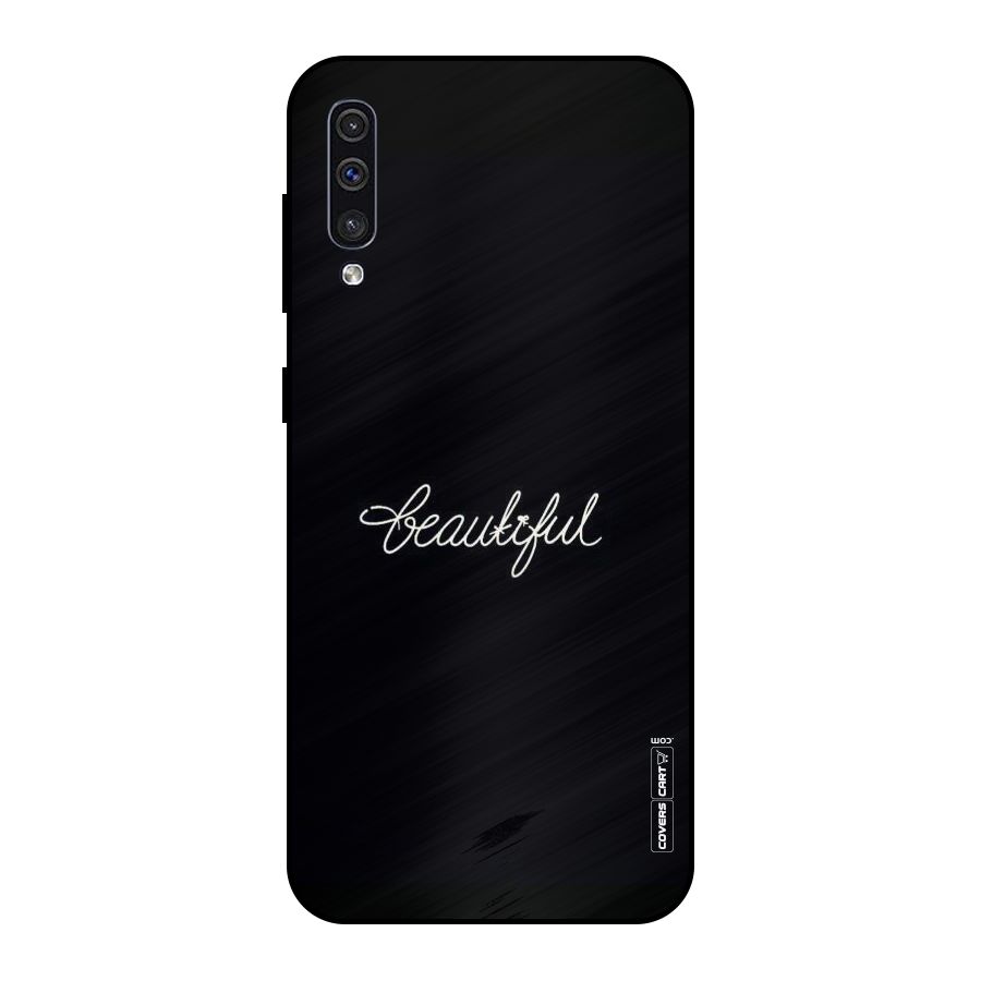 Classic Beautiful Metal Back Case for Galaxy A30s