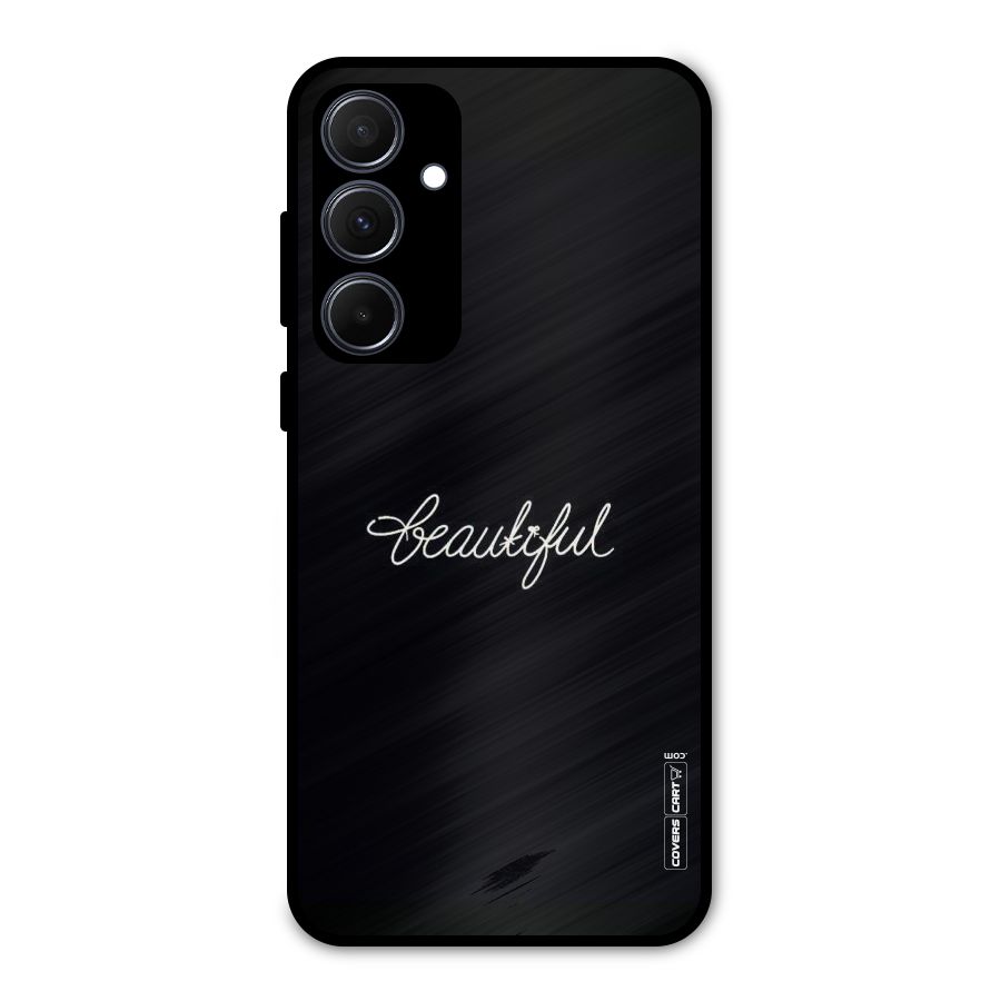 Classic Beautiful Metal Back Case for Galaxy A35