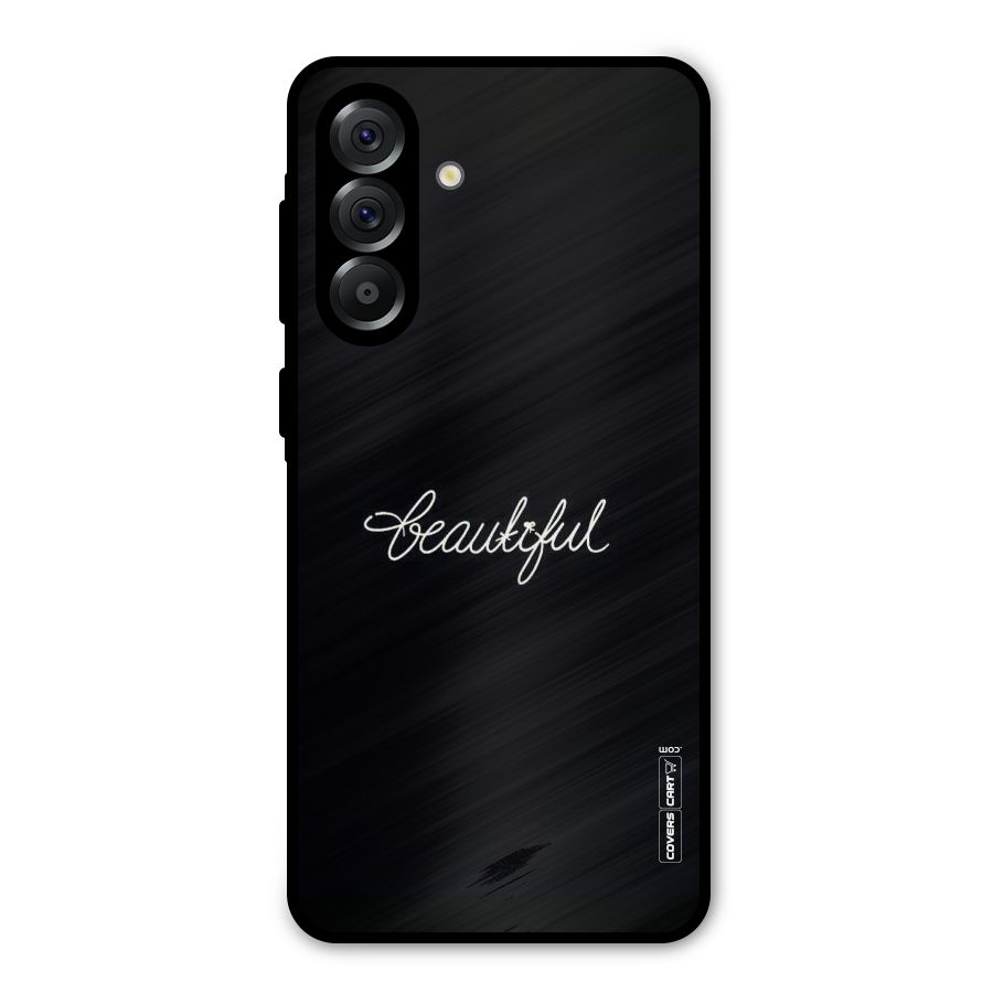 Classic Beautiful Metal Back Case for Galaxy A36