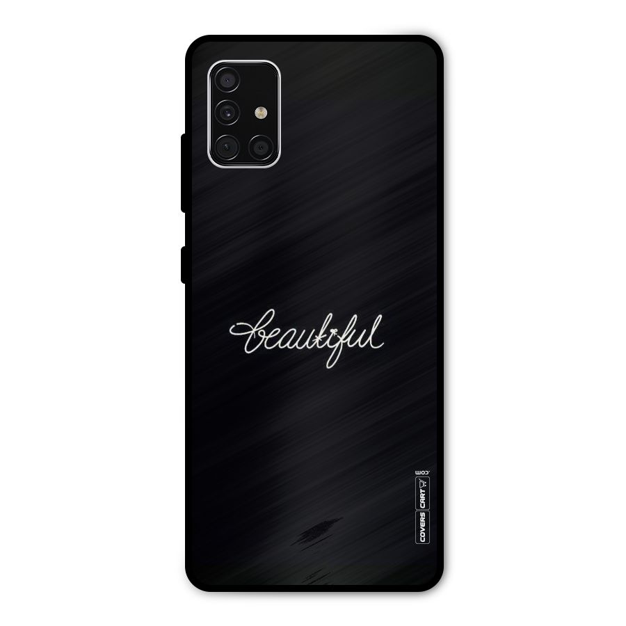 Classic Beautiful Metal Back Case for Galaxy A51