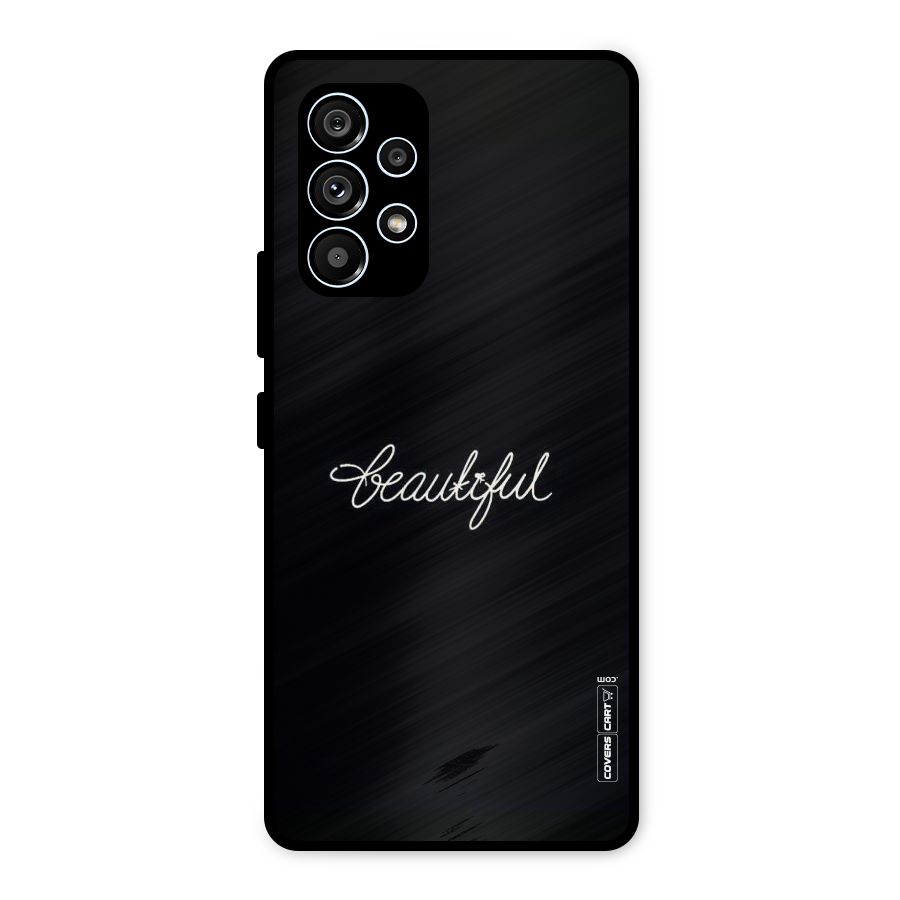 Classic Beautiful Metal Back Case for Galaxy A53 5G