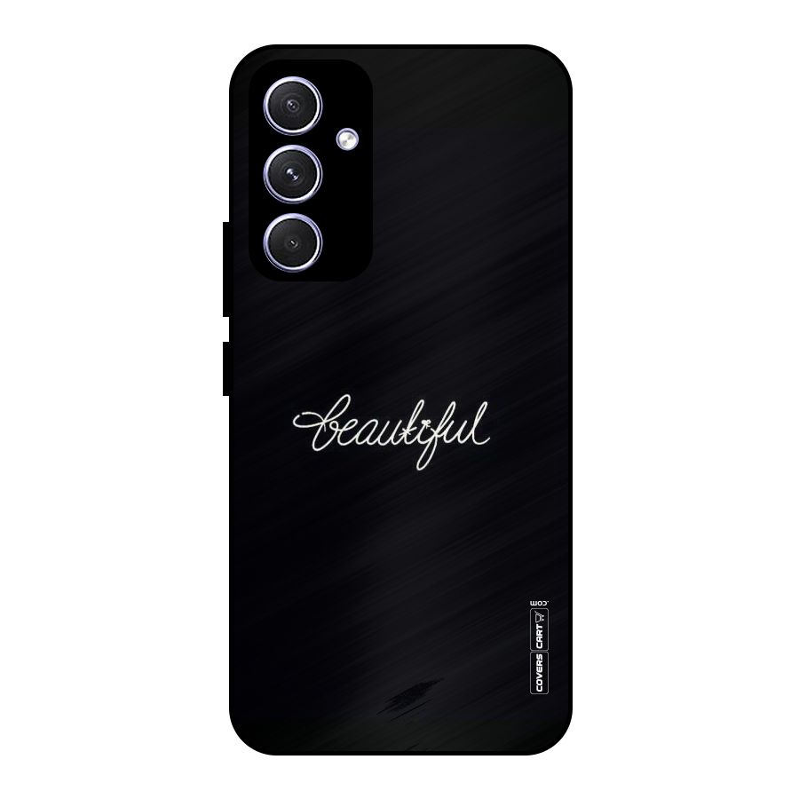 Classic Beautiful Metal Back Case for Galaxy A54