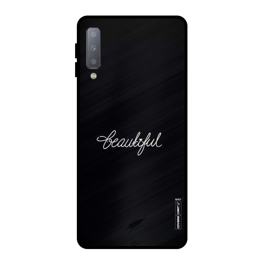 Classic Beautiful Metal Back Case for Galaxy A7 (2018)