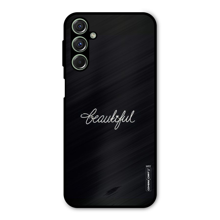 Classic Beautiful Metal Back Case for Galaxy F34