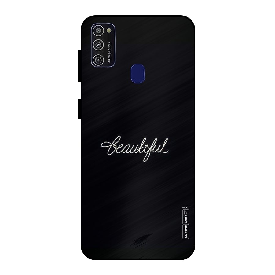 Classic Beautiful Metal Back Case for Galaxy M30s