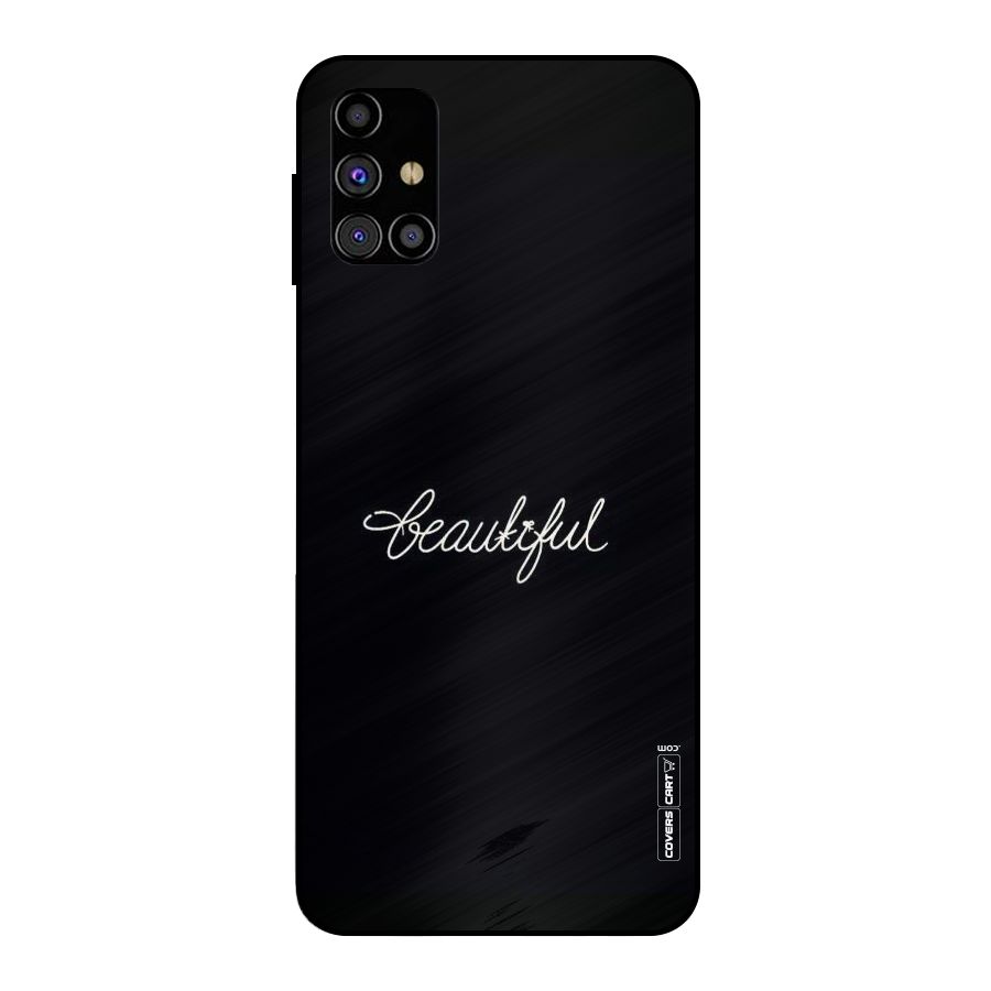 Classic Beautiful Metal Back Case for Galaxy M31s