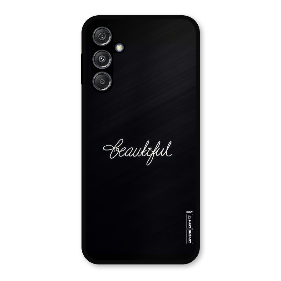 Classic Beautiful Metal Back Case for Galaxy M34 5G