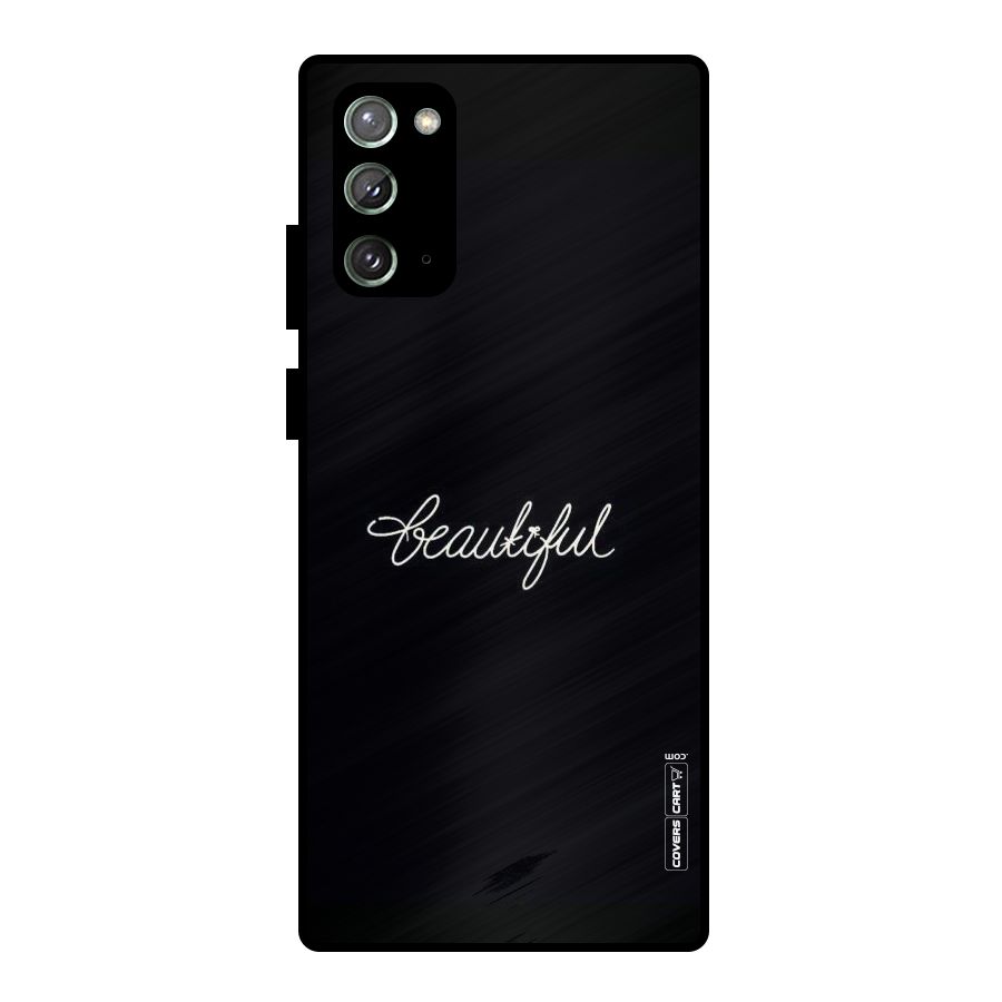 Classic Beautiful Metal Back Case for Galaxy Note 20